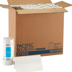 Pacific Blue Select® by GP PRO, 2-Ply, Perforated Paper Towels, White, 30 Rolls Per Case, 100 Sheets Per Roll