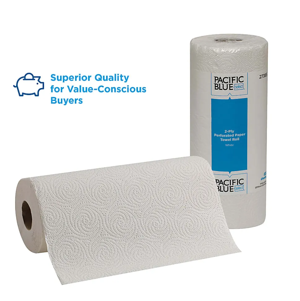 Pacific Blue Select™ by GP PRO 2-Ply Paper Towels, 85 Sheets Per Roll, Pack Of 30 Rolls