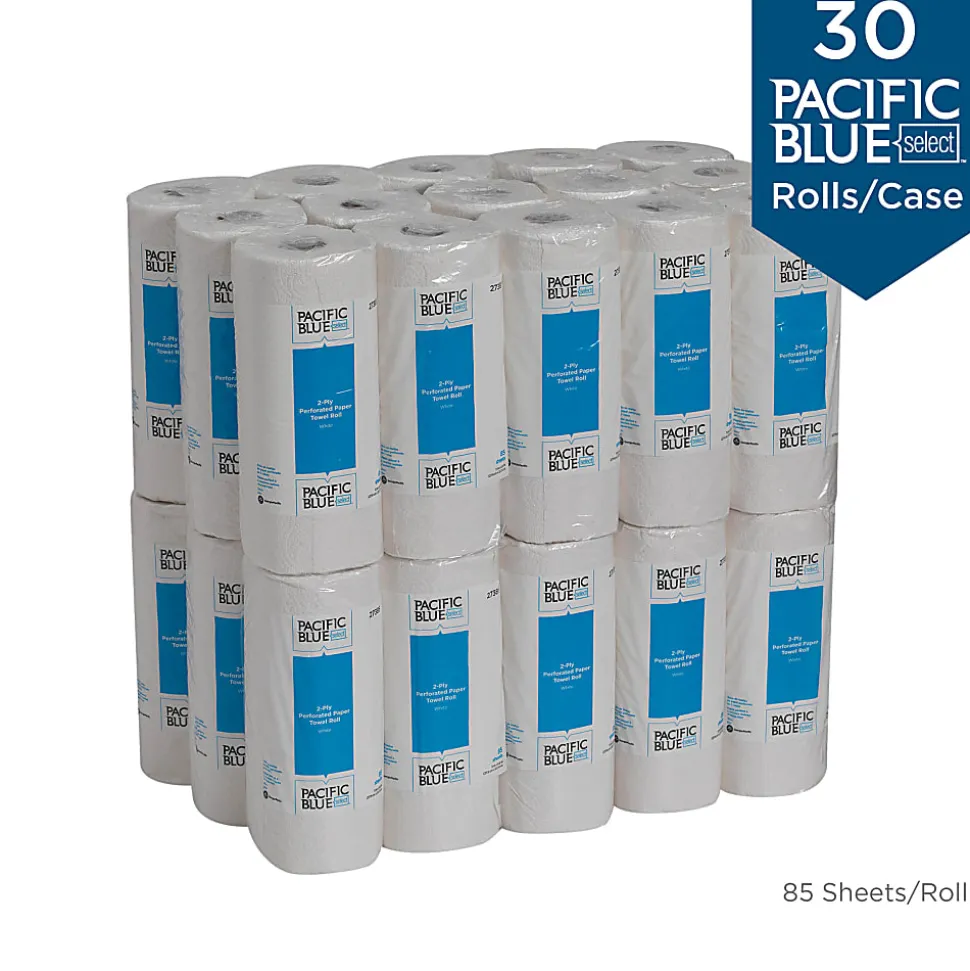 Pacific Blue Select™ by GP PRO 2-Ply Paper Towels, 85 Sheets Per Roll, Pack Of 30 Rolls