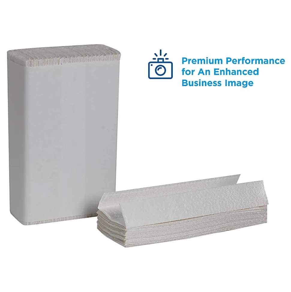 Pacific Blue Select® by GP PRO, 2-Ply, C-Fold Paper Towels, 10.1" X 12.7", White, 120 Sheets per Pack, 12 Packs Per Case