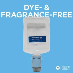 Pacific Blue Ultra® Gentle Foam Hand Soap Refills for Automated Dispensers, Dye & Fragrance Free, 1200 mL (40.58 Oz), 3 Bottles per Case