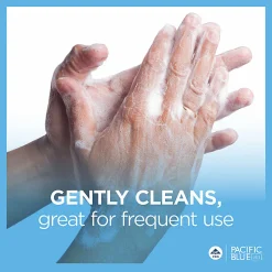 Pacific Blue Ultra® Gentle Foam Hand Soap Refills for Automated Dispensers, Dye & Fragrance Free, 1200 mL (40.58 Oz), 3 Bottles per Case