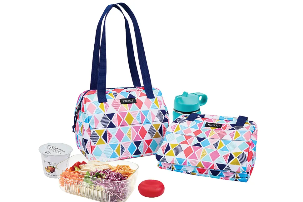 PackIt® Freezable Hampton Lunch Bag, Festive Gem
