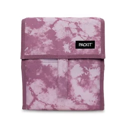PackIt® Freezable Lunch Bag, 10”H x 8-1/2”W x 2-1/4”D, Mulberry Tie Dye