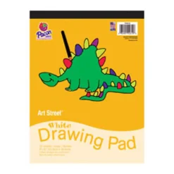 Pacon® Art Street® Drawing Paper Pad, 9" x 12", White, 24 Sheets