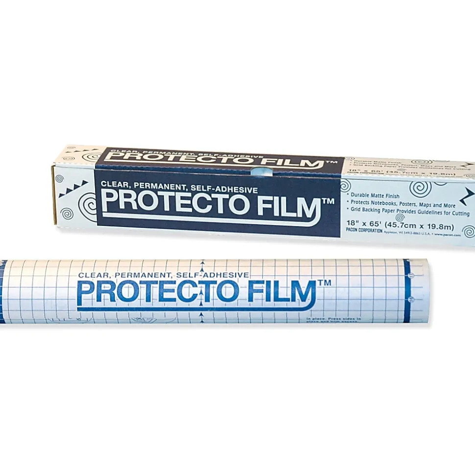 Pacon® Clear Protecto Film, 18" x 65'