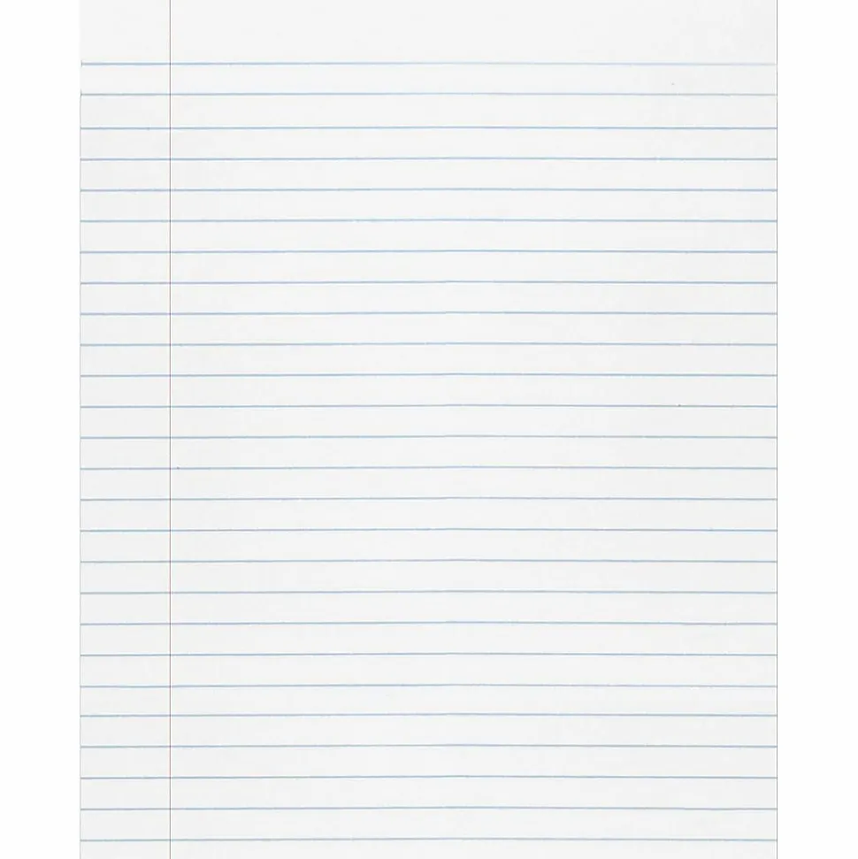Pacon® Composition Paper, Unpunched, 3/8" Rule, 8 1/2" x 11", White, Pack Of 500 Sheets