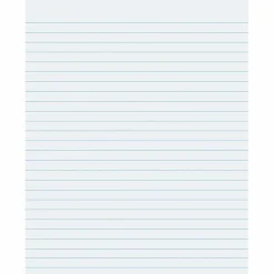 Pacon® Composition Paper Without Margins, Unpunched, 3/8" Rule, 8 1/2" x 11", White