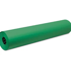 PaconĀ® DecorolĀ® Flame-Retardant Paper Roll, 36" x 1000', Festive Green