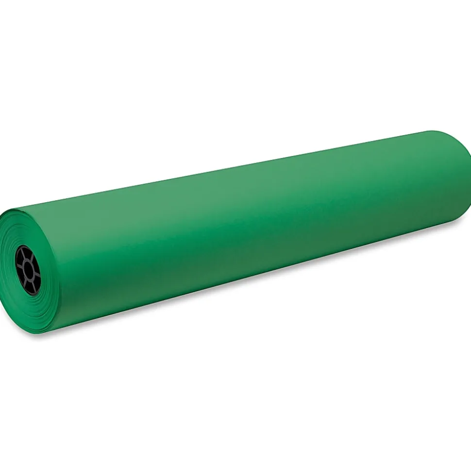 Pacon® Decorol® Flame-Retardant Paper Roll, 36" x 1000', Festive Green