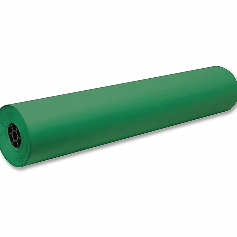 Pacon® Decorol® Flame-Retardant Paper Roll, 36" x 1000', Festive Green