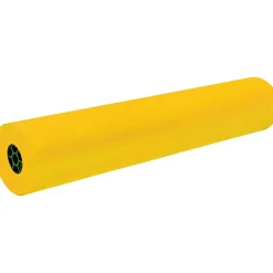PaconĀ® DecorolĀ® Flame-Retardant Paper Roll, 36" x 1000', Gold