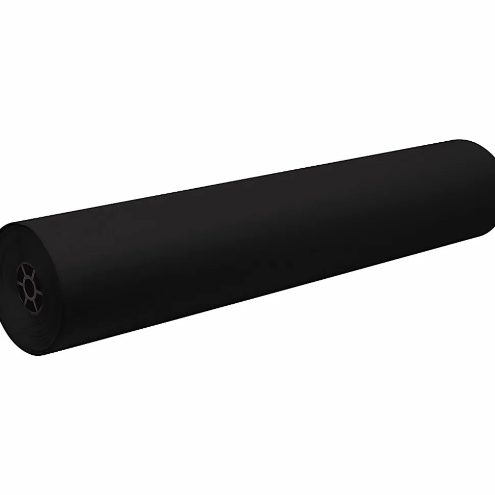 Pacon® Decorol® Flame-Retardant Paper Roll, 36" x 1000', Black