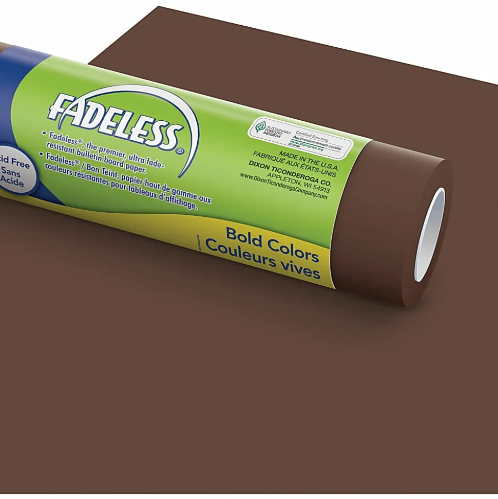 Pacon® Fadeless® Art Paper Roll, 48" x 50', Brown