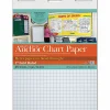 Pacon® Heavy Duty Anchor Chart Paper, 27" x 34", Grid Ruled, 25 Sheets, White, 4 Packs