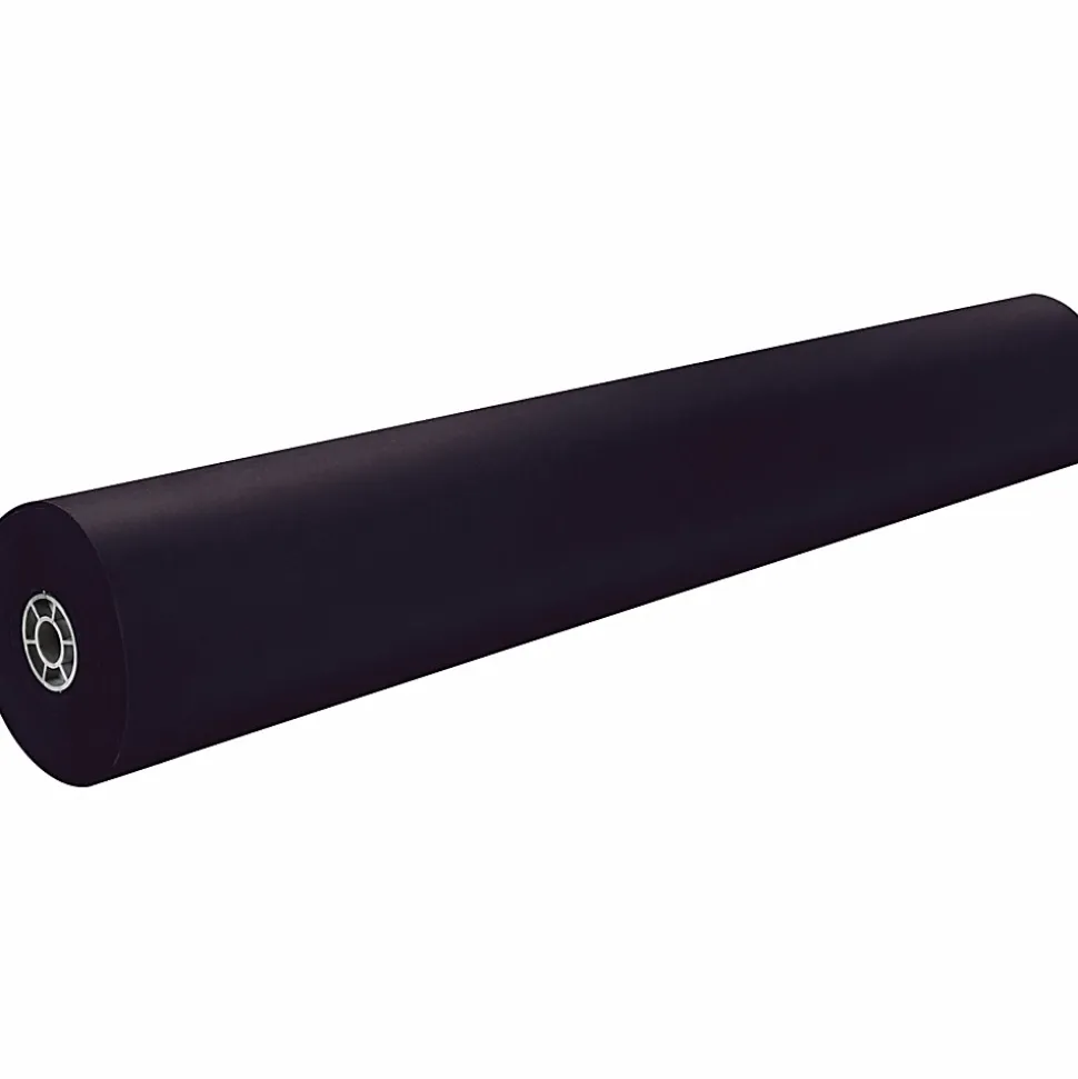 Pacon® Rainbow Duo-Finish Kraft Paper Roll, 36" x 1000', Black