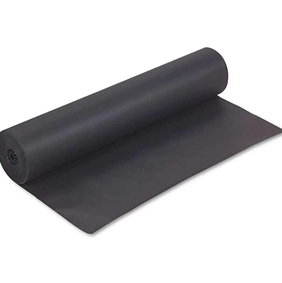 Pacon® Rainbow Duo-Finish Kraft Paper Roll, 36" x 1000', Black