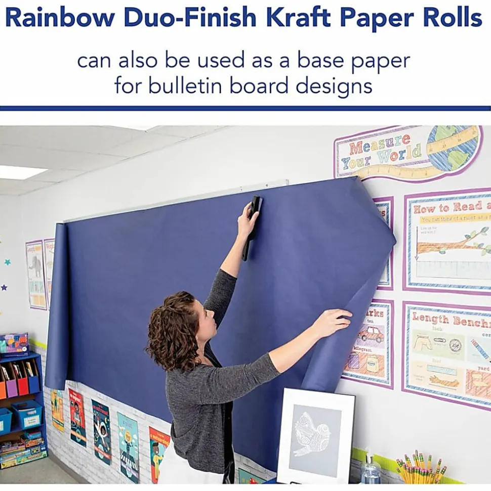 Pacon® Rainbow Duo-Finish Kraft Paper Roll, 36" x 1000', White