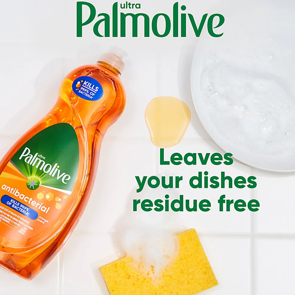 Palmolive® Ultra Antibacterial Dishwashing Liquid, 20 Oz Bottle, Case Of 9