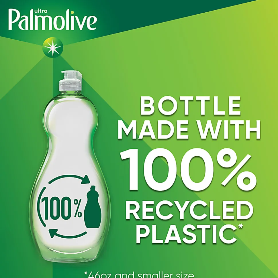 Palmolive Ultra Pure + Clear Liquid Dish Soap, Fragrance Free, 32.5 Oz, Carton Of 9 Bottles