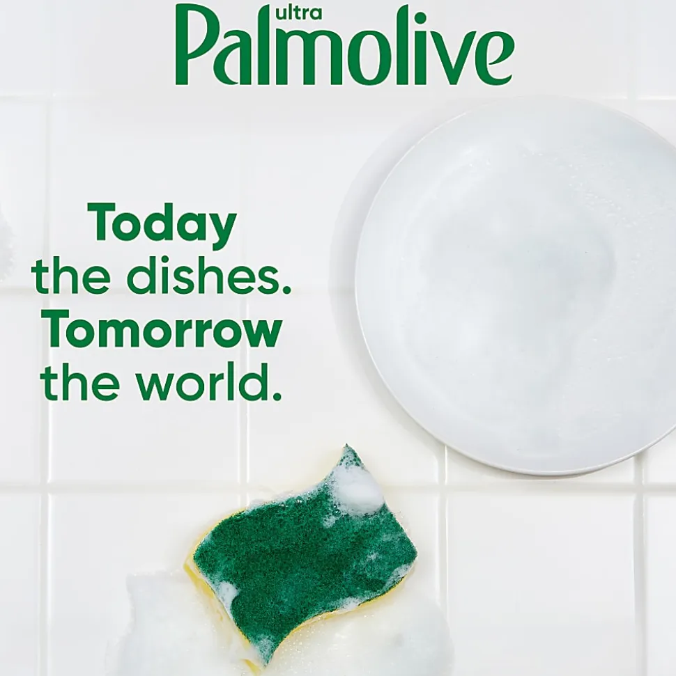 Palmolive Ultra Pure + Clear Liquid Dish Soap, Fragrance Free, 32.5 Oz, Carton Of 9 Bottles