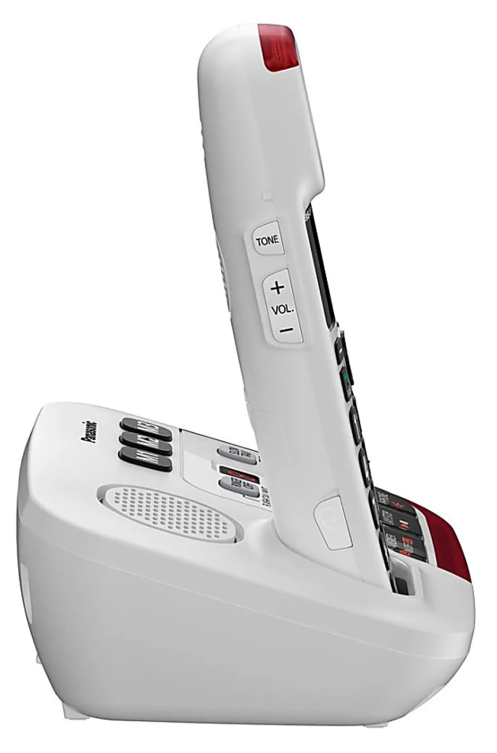 Panasonic® Amplified Cordless Phone With Answering Machine, White, KX-TGM420W