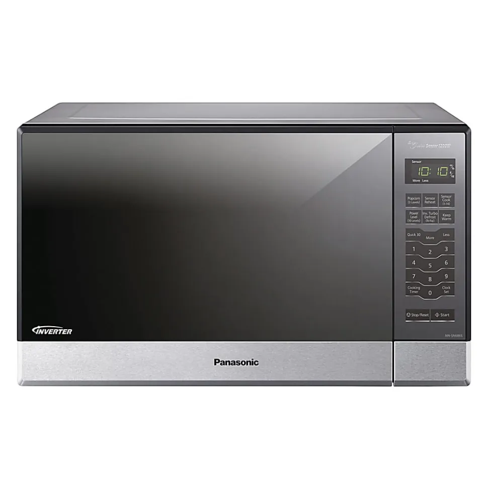 Panasonic® Genius Sensor 1.2 Cu Ft Countertop Microwave, Stainless Steel