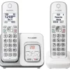 Panasonic® 2-Handset Cordless Telephone With Digital Answering Machine, KX-TGD632W