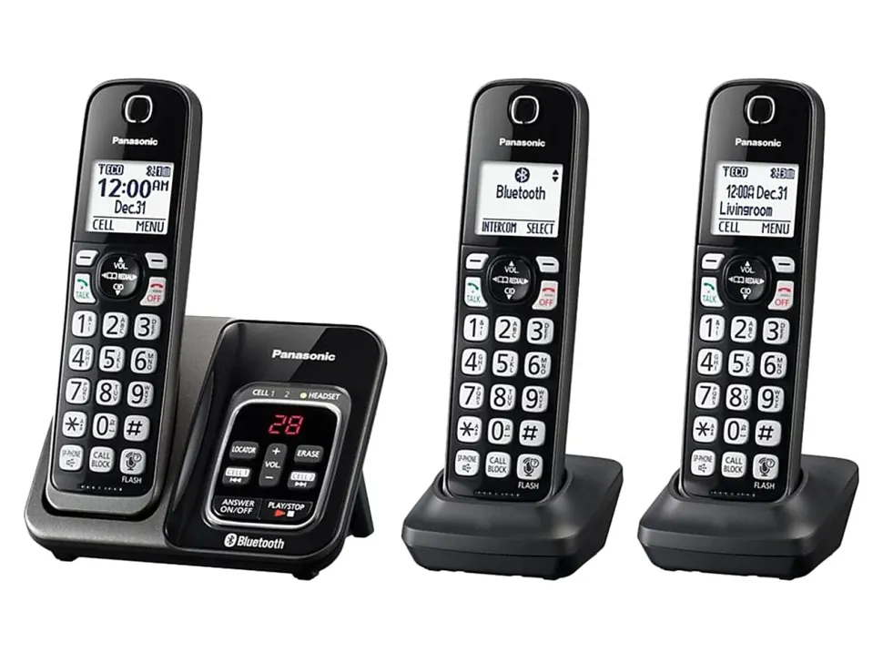 Panasonic® KX-TGD563M DECT 6.0 PLUS Expandable Digital Cordless Phone System