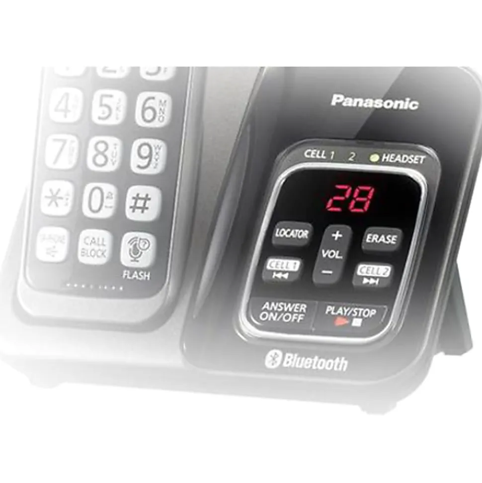Panasonic® KX-TGD563M DECT 6.0 PLUS Expandable Digital Cordless Phone System