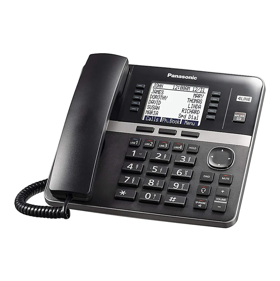 Panasonic 4-Line Expandable Base Phone System, KX-TGW420B