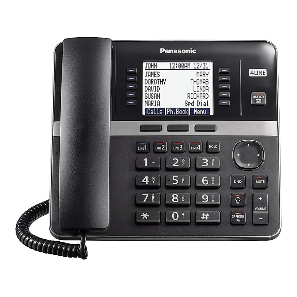 Panasonic 4-Line Expandable Base Phone System, KX-TGW420B