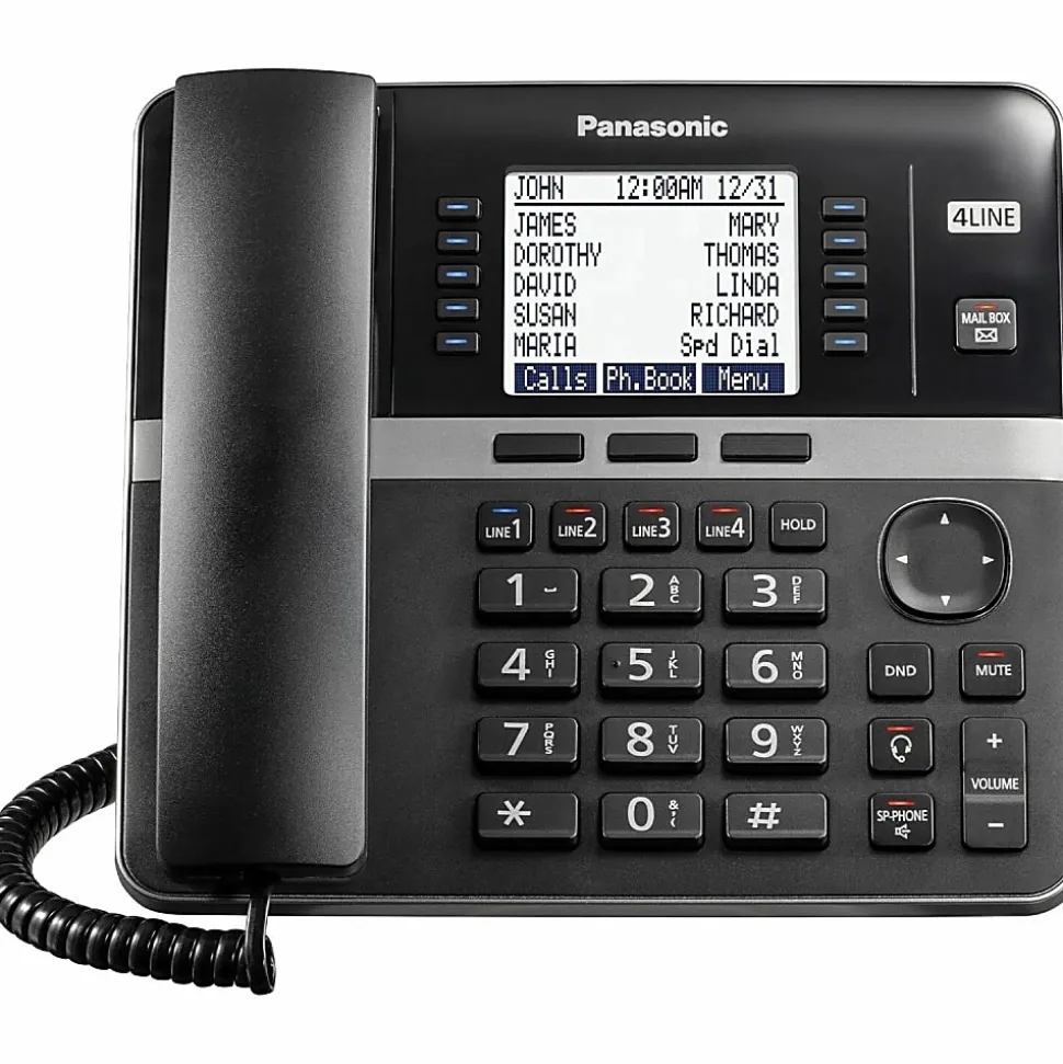 Panasonic 4-Line Expandable Base Phone System, KX-TGW420B