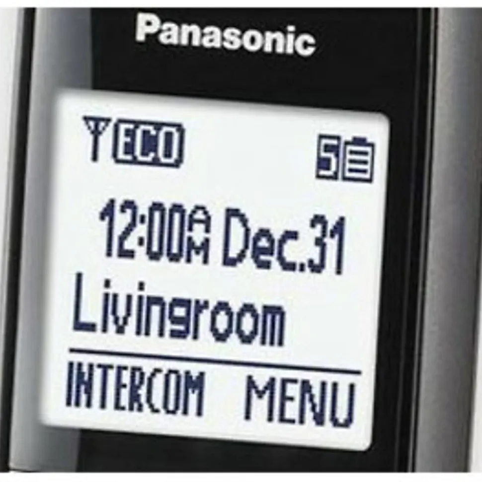 Panasonic® Link2Cell DECT 6.0 Cordless Telephone With Answering Machine And Dual Keypad, 3 Handsets, KX-TGF573S