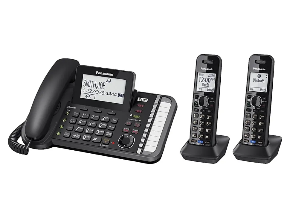 Panasonic Link2Cell DECT 6.0 Cordless Phone, KX-TG9582B