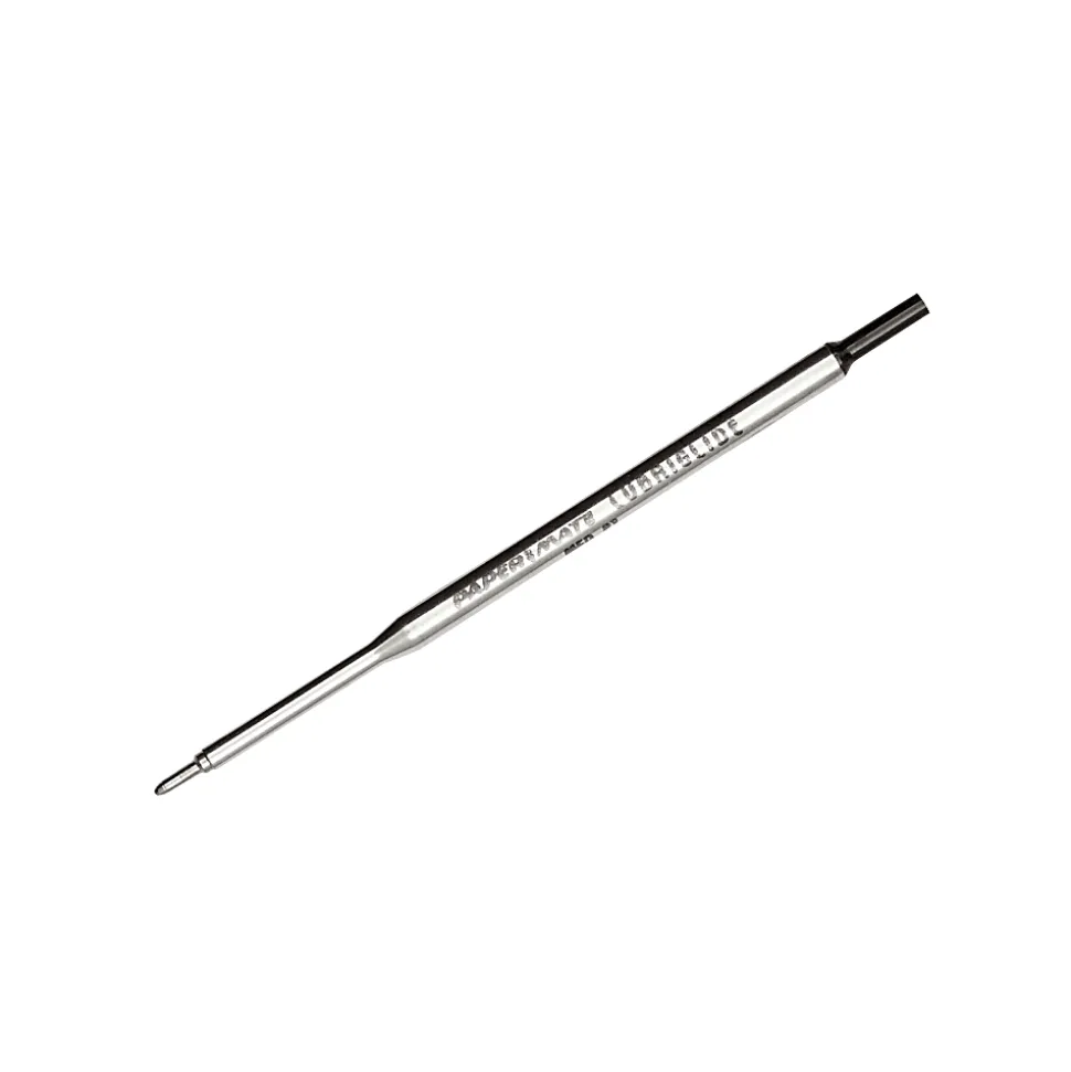 Paper Mate® Ballpoint Jumbo Refills, Medium Point, 1.0 mm, Black, Pack Of 2 Refills
