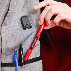 Paper Mate Ballpoint Pen, Profile Retractable Pen, Medium Point (1.0mm), Black, 4 Count