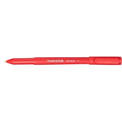 Paper Mate® Ballpoint Stick Pens, Medium Point, 1.0 mm, Red Barrel, Red Ink, Pack Of 12
