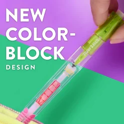 Paper Mate Clearpoint Mechanical Pencil, Color Block Edition, HB #2 Lead (0.7mm), Eraser/Refills, 5 Piece Set, 2221451