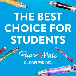 Paper Mate® Clearpoint® Mechanical Pencils, HB #2 Lead (0.7mm), Assorted Barrel Colors, 2 Pencil/1 Lead Refill/2 Eraser, USA 250th Anniversary Edition