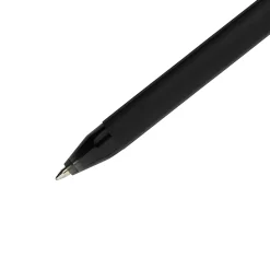 Paper Mate® Comfortmate™ Ultra Ballpoint Stick Pens, Fine Point, 0.8 mm, Black Barrel, Black Ink, Pack Of 12