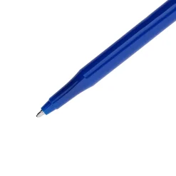 Paper Mate® EraserMate® Ballpoint Pens, Pack of 4, Medium Point, 1.0 mm, Blue Barrel, Blue Ink