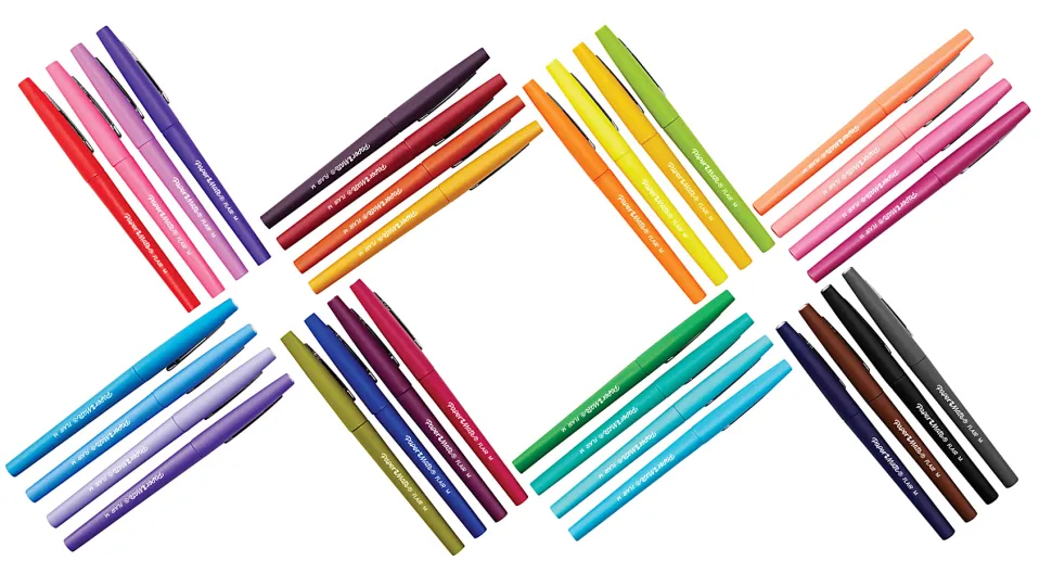 Paper Mate® Flair Candy Pop Felt-Tip Pens, Medium Point , 0.7 mm, Assorted Colors, Pack Of 36