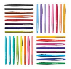 Paper Mate® Flair Candy Pop Felt-Tip Pens, Medium Point , 0.7 mm, Assorted Colors, Pack Of 36