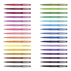 Paper Mate® Flair® Porous-Point Pens, Medium Point, 0.7 mm, Assorted Ink Colors, Pack Of 4 Pens
