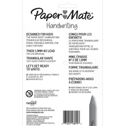 Paper Mate® Handwriting Mechanical Pencil Set, #2 Lead, 1.3 mm, Assorted Colors, Pack Of 5 Pencils