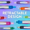 Paper Mate InkJoy 300RT Ballpoint Pens, Colorful Pens with Fashion Wraps, Retractable, Medium Point, Assorted Colors, 6 Count