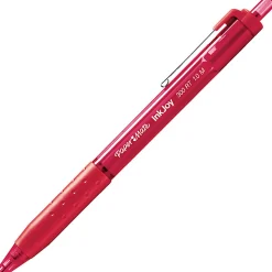 Paper Mate® InkJoy™ 300 RT Retractable Pens, Medium Point, 1.0 mm, Clear Barrels, Assorted Ink Colors, Pack Of 24