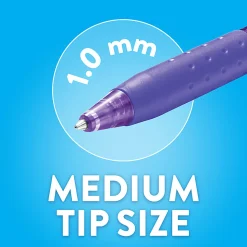 Paper Mate InkJoy 300 RT Retractable Ballpoint Pen - Medium Pen Point - 1 mm Pen Point Size - Retractable - Blue - Blue Plastic Barrel - 36 / Box