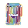 Paper Mate® Porous-Point Pens, Medium Point, 0.7 mm, Assorted Barrels, Assorted Ink Colors, Pack Of 16